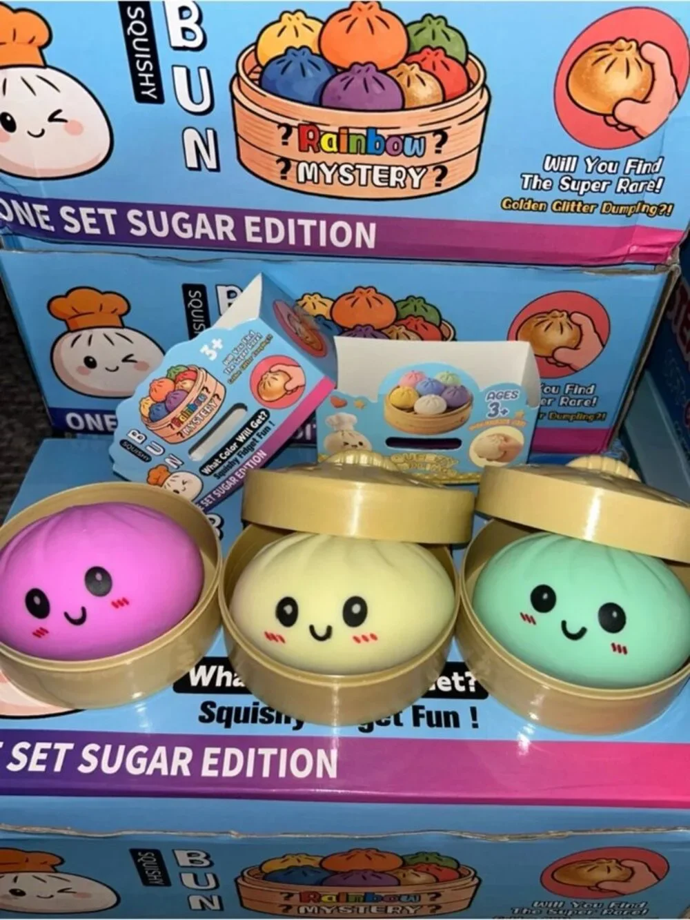 Bundle of 3 Mystery Squishy Dumplings